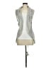 Mudd 100% Acrylic Silver Sweater Vest Size M - photo 1