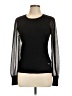 DKNY Black Long Sleeve Top Size L - photo 1