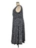 North Style Paisley Gray Casual Dress Size 24W - photo 5