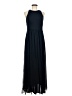 Thread 100% Polyester Black Cocktail Dress Size 6 - photo 1