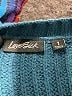 Lovesick 100% Acrylic Black Teal Cardigan Size 1X Plus (1) - photo 7