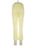 Peach Solid Yellow Active Pants Size L - photo 2