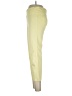 Peach Solid Yellow Active Pants Size L - photo 5