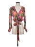 Ramy Brook Pink Long Sleeve Silk Top Size XS - photo 1