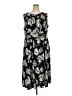 North Style Black Casual Dress Size 24W - photo 1