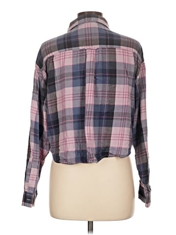 American Eagle Outfitters Long Sleeve Button-Down Shirt (view 2)