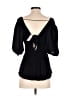 Left Coast by Dolan 100% Polyester Black 3/4 Sleeve Blouse Size XS - photo 2