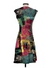 Nine West Graphic Teal Cocktail Dress Size 2 - photo 2