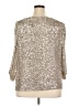 Cable & Gauge Silver 3/4 Sleeve Blouse Size 2X - photo 2