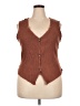 Shein Brown Sleeveless Blouse Size 4XL - photo 1