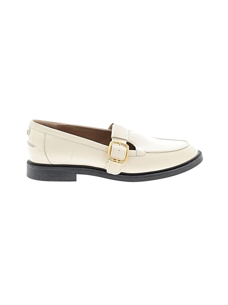 Pre-owned Sam Edelman Flats In Ivory