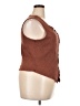 Shein Brown Sleeveless Blouse Size 4XL - photo 4