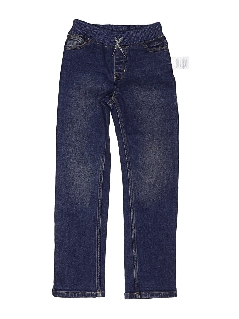 Pre-owned Lands' End Kids'  Jeans In Blue