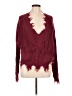 rue21 100% Acrylic Burgundy Pullover Sweater Size L - photo 1