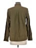 Old Navy 100% Cotton Solid Green Long Sleeve Button-Down Shirt Size M - photo 2