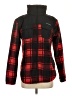Columbia 100% Polyester Plaid Red Fleece Size S - photo 1