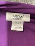 Avenue Studio 100% Polyester Purple 3/4 Sleeve Blouse Size 22 - photo 7