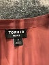 Torrid 100% Polyester Burgundy 3/4 Sleeve Blouse Size 2X Plus (2) - photo 7