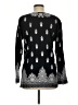 Sigrid Olsen 100% Cotton Black Long Sleeve Blouse Size M - photo 2