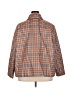 Lands' End 100% Polyester Checkered-gingham Orange Coat Size 3X - photo 2