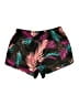 Xersion 100% Polyester Tropical Black Shorts Size L - photo 2