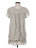 Matilda Jane 100% Rayon Gray Short Sleeve Blouse Size S - photo 2