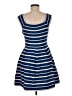 Max Studio Stripes Blue Casual Dress Size M - photo 2