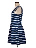 Max Studio Stripes Blue Casual Dress Size M - photo 5