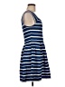 Max Studio Stripes Blue Casual Dress Size M - photo 4
