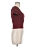 Unbranded Burgundy Short Sleeve Top Size M - photo 4