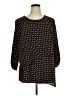 Apt. 9 Black 3/4 Sleeve Blouse Size XL - photo 1