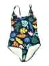 Hanna Andersson Tropical Blue One Piece Swimsuit Size L - photo 1