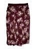 Torrid 100% Polyester Floral Burgundy Skort Size 2X Plus (2) - photo 1