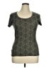 PrAna Paisley Gray Short Sleeve T-Shirt Size XL - photo 1