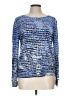 Zozo Metallic Blue Pullover Sweater Size L - photo 1