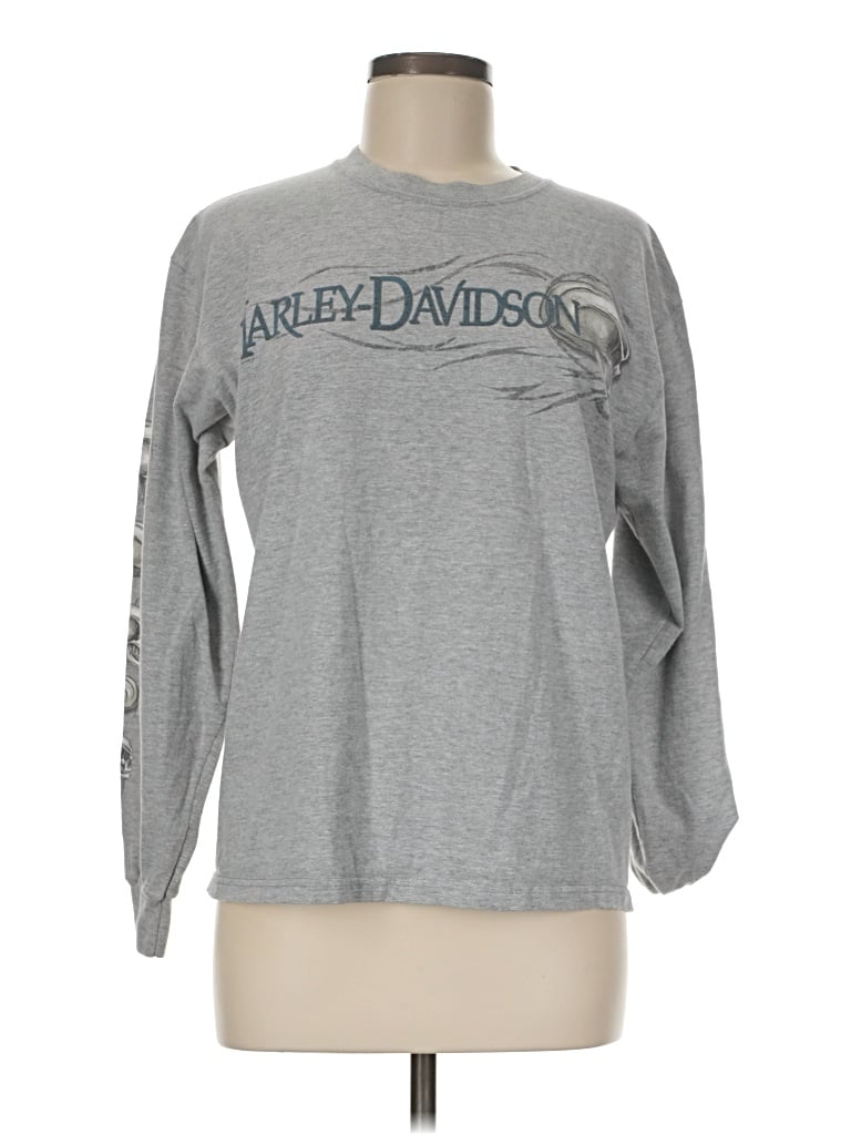 Pre-owned Harley Davidson Sweatshirt In Gray