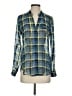 Kut from the Kloth 100% Polyester Blue Long Sleeve Blouse Size S - photo 1