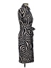 Jacqui-E Animal Print Black Casual Dress Size S - photo 4
