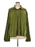 Cider 100% Polyester Green Long Sleeve Blouse Size 3X - photo 1
