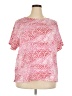 Chico's Pink Short Sleeve T-Shirt Size XXL (4) - photo 1