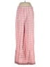 J.Crew 100% Linen Checkered-gingham Red Linen Pants Size 8 - photo 1