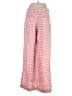J.Crew 100% Linen Checkered-gingham Red Linen Pants Size 8 - photo 2