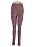 Athleta Animal Print Burgundy Leggings Size M - photo 1