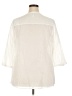 Croft & Barrow 100% Polyester Ivory 3/4 Sleeve Blouse Size 2X - photo 2