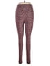 Athleta Animal Print Burgundy Leggings Size M - photo 2