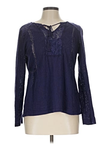 Vintage America Blues Long Sleeve Blouse (view 1)