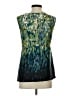 Axcess 100% Polyester Green Sleeveless Blouse Size S - photo 2