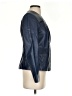 Doncaster Collection 100% Leather Blue Leather Jacket Size 4 - photo 4