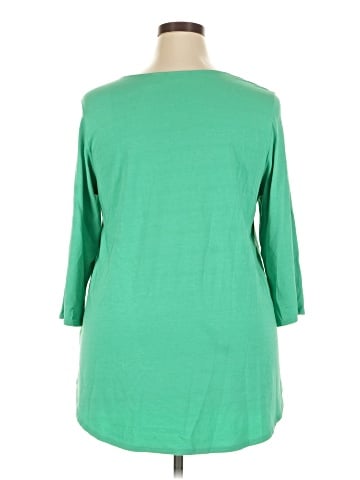Tahari 3/4 Sleeve T-Shirt (view 2)