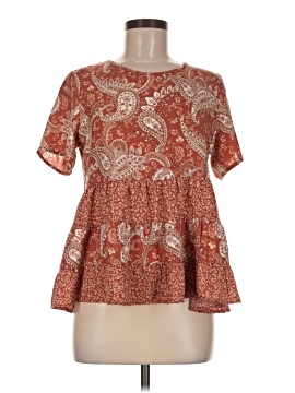 Paper Crane Short Sleeve Blouse